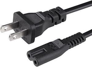 [UL Listed] OMNIHIL 5 Feet Long AC Power Cord Compatible with Blackmore BLS-5210BT DJ Powered Amplified Speaker System/Bluetooth/MP3/LED Lights