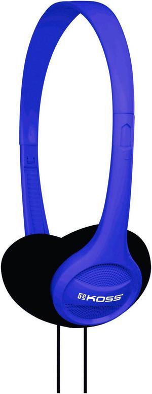 Koss KPH7B Portable On-Ear Headphone with Adjustable Headband - Blue