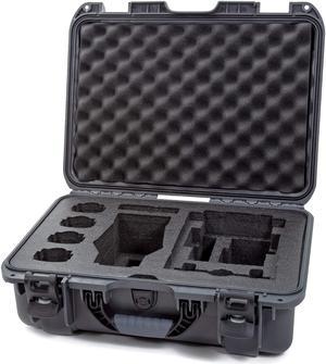 Nanuk 925 Waterproof Hard Case with Foam Insert for DJI Mavic 2 ProZoom  Smart Controller Crystalsky 55 or iPad  Graphite