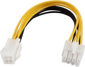 uxcell CPU Power Extension Cable 4-Pin to 8-Pin ATX Motherboard