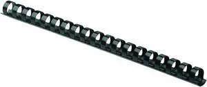 Fellowes 52326 Plastic Comb Bindings, 1/2" Diameter, 90 Sheet Capacity, Black (Pack of 100 Combs)