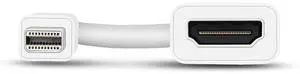TNP Mini DisplayPort to HDMI 4K Adapter (Mini DP/mDP/Thunderbolt Port Compatible) 1080P 4K 2K UHD Ultra HD High Resolution Ready Video Audio AV HDTV (Male to Female) Active Adaptor Converter Cord