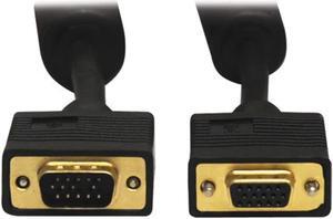 Tripp Lite VGA Monitor Extension Cable RGB Coax High Resolution M/F, 2048 x 1536 (1080p) HD15, 75ft 75 (P500-075)