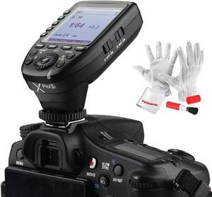Godox Xpro-S for Sony TTL Wireless Flash Trigger 1/8000s HSS TTL-Convert-Manual Function Large Screen Slanted Design 5 Dedicated Group Buttons 11 Customizable Functions