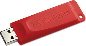Verbatim 95507 Store nGo USB 2.0 Flash Drive, 8GB, Red