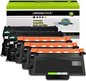 GREENCYCLE 5PK Set Compatible with Brother TN850 TN-850 DR820 DR-820 (3 Toner, 2 Drum) High Yield for HL-L6200DW L5000D L5200DW Printer