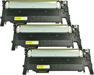 3 Pack Toner CLT-406S CLT-Y406S 406 CLTY406S Yellow For Samsung SL-C460FW C460W