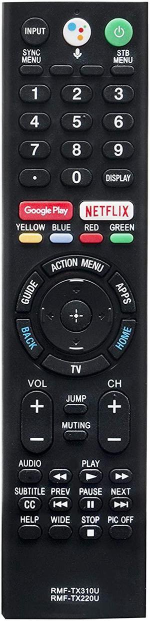 RMF-TX310U RMF-TX220U Replaced Voice Remote fit for Sony TV XBR65X850F XBR75X850F XBR85X850F XBR-65X850F XBR-75X850F XBR-85X850F XBR60X830F XBR70X830F XBR-60X830F XBR-70X830F KD55X750F KD65X750F