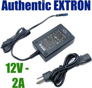 OEM Extron MDA 3AV 2V EQ Video Distribution Amplifier Power Supply 12VDC 2A w/PC