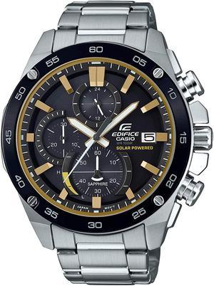 Casio Men'S Edifice Quartz Watch With Stainless Steel Strap, Silver, 21.6 (Model: Efs-S500Db-1Bvcr)