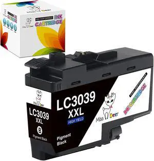 Compatible Lc3039 Black Ink Cartridge Replacement For Brother 3039 Lc3039Xxl Lc3039Bk Lc3037 Lc3037Bk Work With Brother Mfc-J5845Dw Mfc-J5945Dw Mfc-J6545Dw Mfc-..