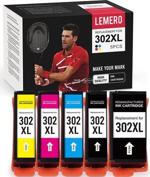 Ink Cartridge Replacement For Epson 302 302Xl T302Xl 302 Xl To Use With Expression Premium Xp6100 Xp-6000 Xp6000 (1 Black, 1 Photo Black, 1 Cyan, 1 Magenta, 1 Y..