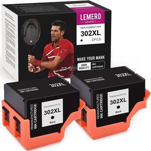 Ink Cartridge Replacement For Epson 302Xl Ink Combo Pack 302 Xl T302Xl For Expression Premium Xp-6000 Xp-6100 Printer (Black, 2-Pack)