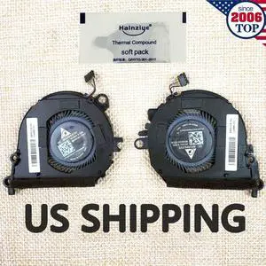 Gpu and Cpu cooling fan for HP 13 inches Spectre X360 13-ae000 L04886-001 L04885-001