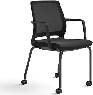 New Safco Products Medina Extended-Height Office Chair, Black