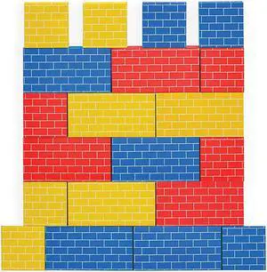 Bankers Box at Play Cardboard Building Blocks, 20 Pack, Large and Medium Cardboard Blocks for Kids