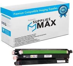 SuppliesMAX Compatible Replacement for Dell C2660DN/C2665DNF/C3760DN/C3765DNF/S3840/S3845 Black Drum Unit (55000 Page Yield) (59J78K)