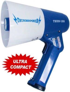 Ultra Compact ThunderPower THUN-150 / 15 Watt Megaphone
This Megaphone Uses 8 AA Batteries