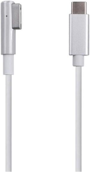 USB-C Type C to Magnetic (L-Tip) Charging Cable for MacBook Air Pro 15 inch 17 inch Before Year 2012 White Color Requires Configuration(Above 60W USB-C Power)