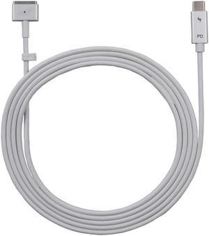 USB-C Type C to Magnetic Charging Cable (T-Tip) for Apple MacBook Air Pro After 2012 Year (Connector Type: MagSafe 2 T-Tip)