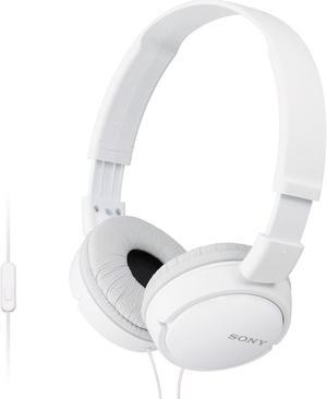 SONY  White  MDRZX110AP/W  OH Headphone w mic/remote