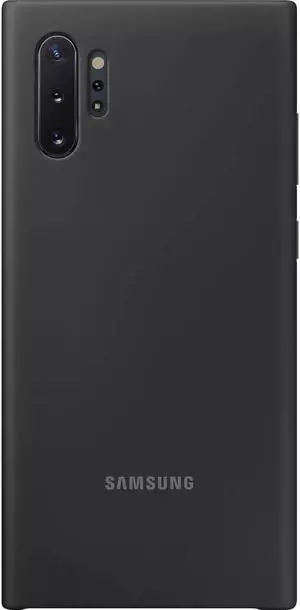 Samsung Galaxy Note10 Plus Silicone Cover, Excellent Grip and Protection With Minimal Bulkiness, Black