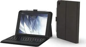 ZAGG ID8MBN Detachable Keyboard and Folio Case To Add To Your Tablet and Protect It, Fits Tablets Up To 9.7 Inch, Black