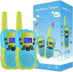 Toys for 312 Year Old Boys Walkie Talkies for Kids 22 Channels 2 Way Radio Toy with Backlit LCD Flashlight 3 Miles Range for Outside Camping Hiking