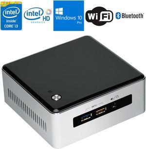 Intel NUC NUC5I3RYHS Home and Business Desktop White (Intel i3-5005U 2-Core, 4GB RAM, 2TB HDD (2.5), Intel HD 5500, Wifi, Bluetooth, 4xUSB 3.0, 1x Mini HDMIxHDMI, 1 mini Display Port, Win 10 Pro)
