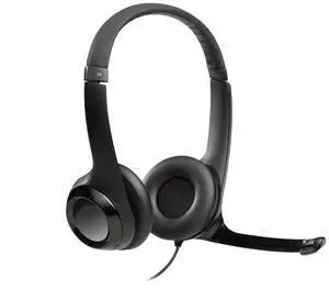 Logitech H390 USB Headset  Noise-Canceling Mic & 1.9m Cable