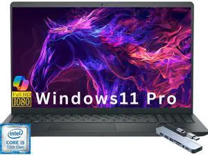 Dell DC15250 15.6" Full Touchscreen Laptop, 13th Gen Intel i5-1334U, 32GB RAM, 1TB SSD, Windows 11 Pro + Copilot AI Ready, HUB Dell DC15250 15.6" Full Touchscreen Laptop, 13th Gen Intel i5-1334U, 32GB RAM, 1TB SSD, Windows 11 Pro + Copilot AI Ready, HUB