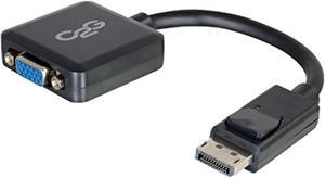 Mini Display Port Cable, Display Port To Vga, Male To Female, Black, 8 Inches, Cables To Go 54323