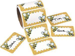 Bumble Bee Name Tags (100Ct)1 PieceEducational And Learning Activities For Kids