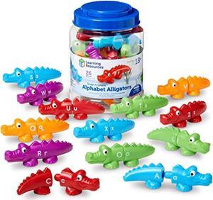 Snap-N-Learn Alphabet Alligators26 Double-Sided Pieces, Ages 18+ Months Toddler  Toys, Alphabet  For Toddlers, Preschool  Toys