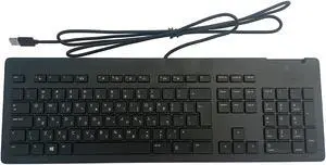 HP Z9H48AT#ABA Business Slim Wired Keyboard USB, Black HP Z9H48AT#ABA Business Slim Wired Keyboard USB, Black
