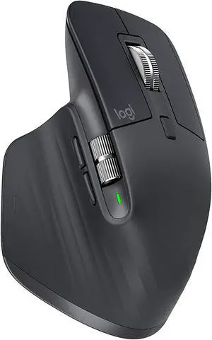 Logitech MX Master 3 Mouse - Darkfield - Wireless - Bluetooth/Radio Frequency - 2.40 GHz - Black - USB - 4000 dpi - Scroll Wheel, Thumbwheel - 7 Button(s) Logitech MX Master 3 Mouse - Darkfield - Wireless - Bluetooth/Radio Frequency - 2.40 GHz - Black - USB - 4000 dpi - Scroll Wheel, Thumbwheel - 7 Button(s)