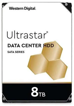 WD HGST Ultrastar DC HC320 8TB HDD SATA 7200 RPM 256 MB 3.5" Internal Hard Drive