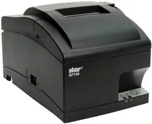 Star Micronics 39336532 Model SP742ME Impact Printer, Friction, Auto Cutter, Ethernet, Internal Power Supply, Gray
