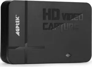 HD Game Capture Video Capture 1080P HDMI/AV Recorder Xbox 360&One/ PS3 PS4,Support Mic in with Both HDMI and AV Input