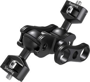 Articulating Magic Arm with Double Ballheads (1/4" Screw) Monitor Mount for Field Monitor, Lights, Audio Recorders - 2070