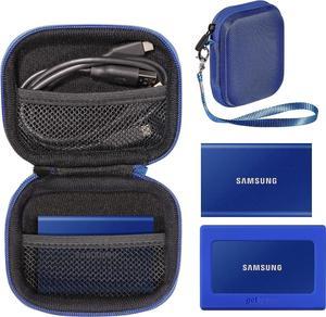 getgear Handy Case for Samsung T7 Touch Portable SSD T5 Card Reader USB Hub Type C Hub HD Hub Mesh Pockets Wrist Strap