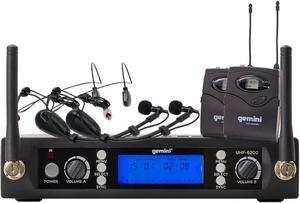 GEMINI UHF 6200HL Dual Headset Wireless System (R2 version)