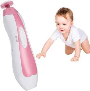 Electric Baby Nail File Clippers Trimmer Toddler Toes Trim Nails Polish Care Set