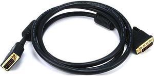 Monoprice 6ft 28AWG CL2 Dual Link DVI-D Cable - Black