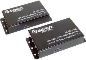Gefen 4K Ultra Hd 600 Mhz Hdbaset Extender W/ Hdr Rs-232 2-Way Ir And Pol