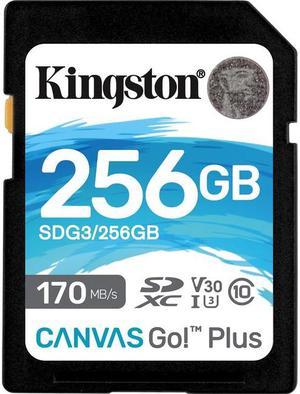 Kingston Canvas Go! Plus 256 Gb Class 10/Uhs-I (U3) Sdxc