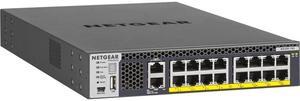 Netgear XSM4316PA Ethernet Switch - 16 Ports - Manageable - 3 Layer Supported - Twisted Pair - 1U High - Rack-mountable XSM4316PA-100NES