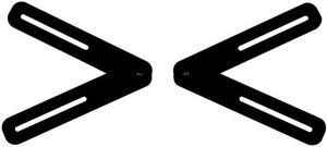 Peerless-AV(R) ACSBR1 Universal Soundbar Mounting Kit For 32" to 70" TVs and Universal Sound Bars with Mounting Hole Spacing up to 39.4" (1000mm)