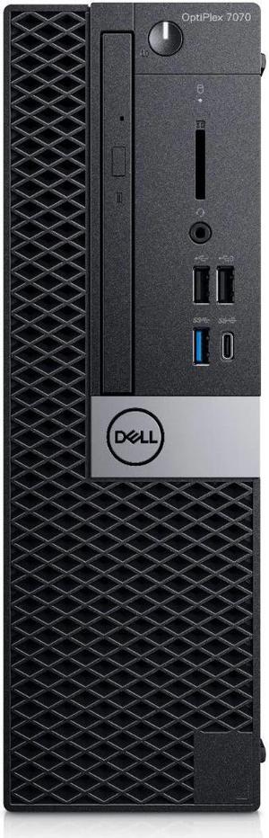 Dell OptiPlex 7000 7070 SFF Small Form Factor Desktop (2019) | Core i5 - 256GB SSD - 16GB RAM - R5 430 | 6 Cores @ 4.4 GHz