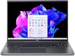Acer Swift Go 16 SFG16-71 Laptop (2023) Touch | 16" 1920x1200 FHD+ | Core Ultra 9 - 185H - 2TB SSD Hard Drive - 32GB RAM | 16 cores @ 5.1 GHz Win 10 Pro Black